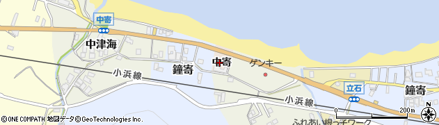 福井県高浜町（大飯郡）中寄周辺の地図