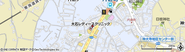神奈川県横浜市神奈川区片倉周辺の地図