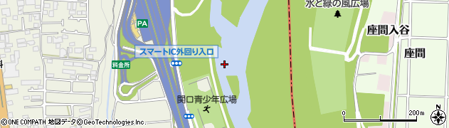相模川周辺の地図