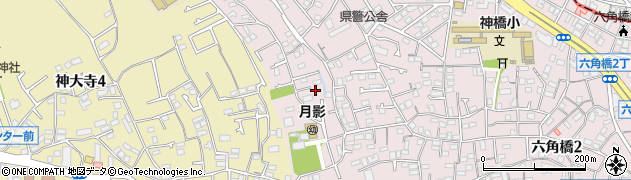 神奈川県横浜市神奈川区六角橋5丁目11周辺の地図