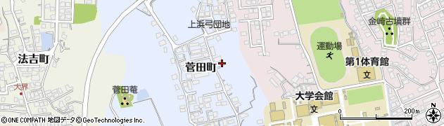 島根県松江市菅田町367周辺の地図