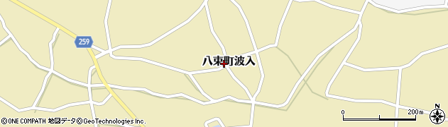 島根県松江市八束町波入465周辺の地図