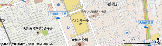 イオン大和鶴間店周辺の地図