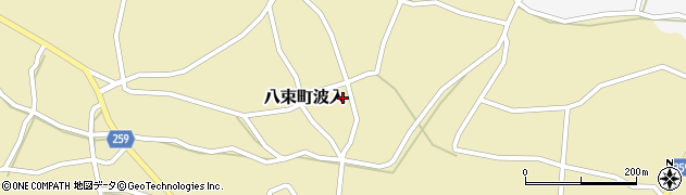 島根県松江市八束町波入477周辺の地図