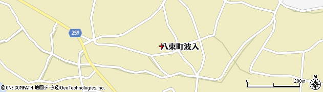 島根県松江市八束町波入456周辺の地図