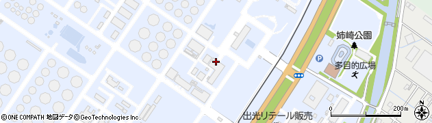 千葉県市原市姉崎海岸周辺の地図