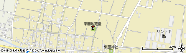 鳥取県北栄町（東伯郡）東園周辺の地図