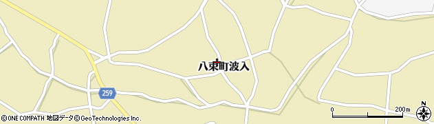 島根県松江市八束町波入466周辺の地図