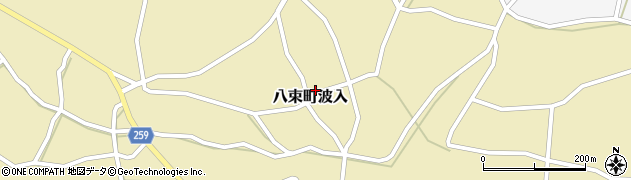 島根県松江市八束町波入470周辺の地図