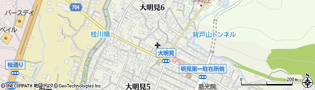 竹　クリーニング店周辺の地図