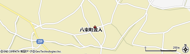 島根県松江市八束町波入473周辺の地図