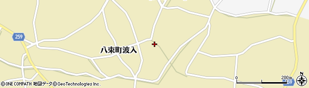 島根県松江市八束町波入539周辺の地図