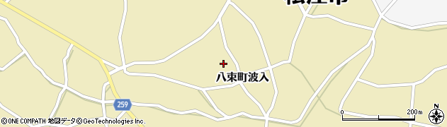 島根県松江市八束町波入458周辺の地図