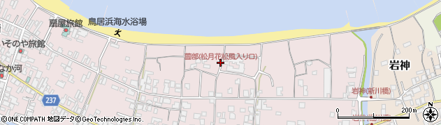 薗部(松月花松風入り口)周辺の地図