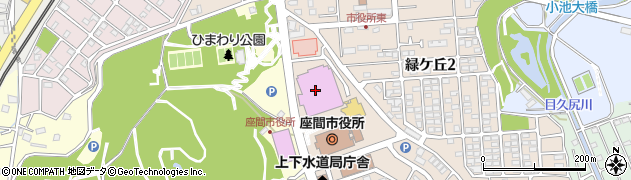座間市立市民文化会館（ハーモニーホール座間）周辺の地図