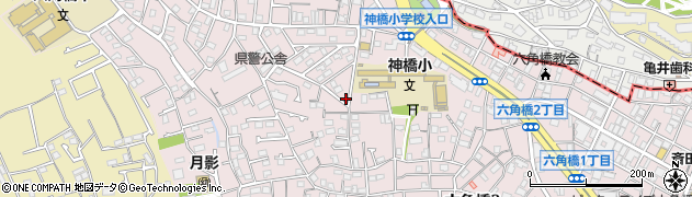 神奈川県横浜市神奈川区六角橋5丁目15-6周辺の地図