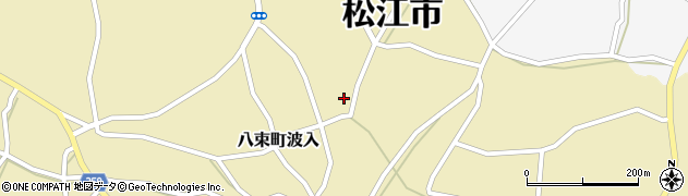 島根県松江市八束町波入1142周辺の地図