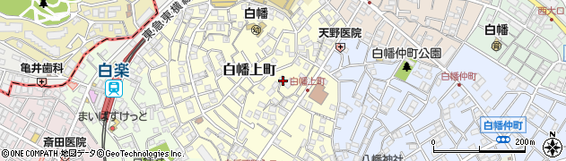 神奈川県横浜市神奈川区白幡上町42周辺の地図