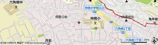 神奈川県横浜市神奈川区六角橋5丁目15周辺の地図