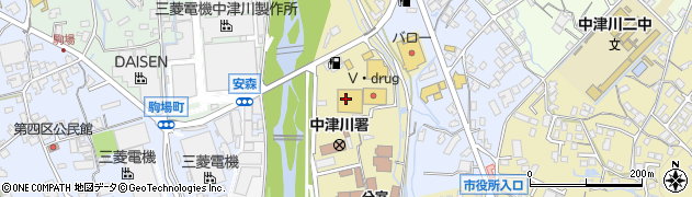 株式会社ヒマラヤクロスガーデン　中津川店周辺の地図