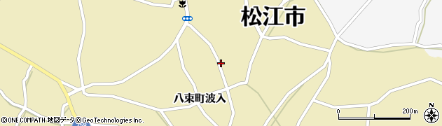 島根県松江市八束町波入1145周辺の地図