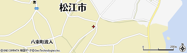 島根県松江市八束町波入1078周辺の地図