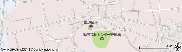 国坂神社周辺の地図