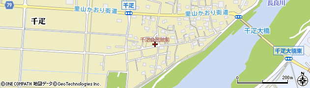千疋公民館前周辺の地図
