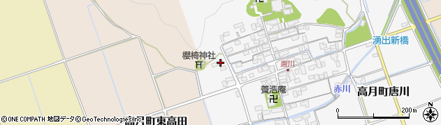 滋賀県長浜市高月町唐川325周辺の地図