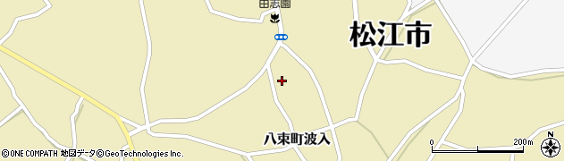 島根県松江市八束町波入1223周辺の地図