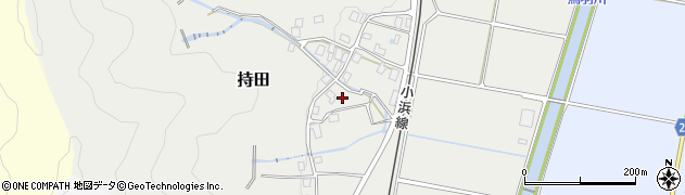 福井県若狭町（三方上中郡）持田周辺の地図