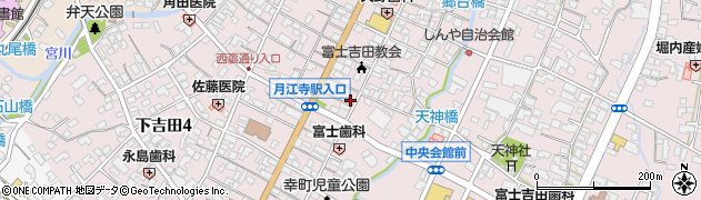富士屋　菓子店周辺の地図