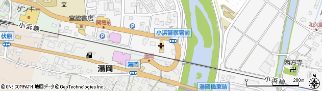 福井トヨタ自動車小浜店周辺の地図