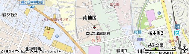 岐阜県関市南仙房4周辺の地図