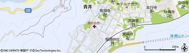 青井会館周辺の地図