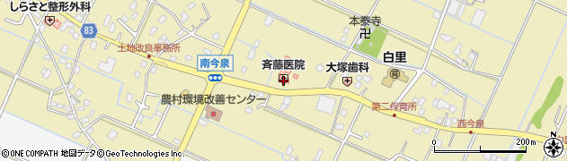 斉藤医院周辺の地図