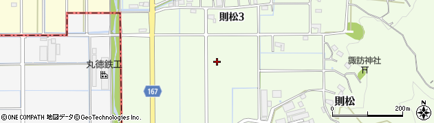 岐阜県岐阜市則松3丁目周辺の地図