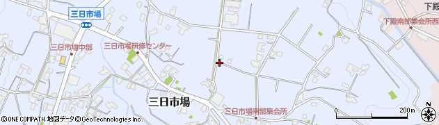 長野県飯田市三日市場周辺の地図