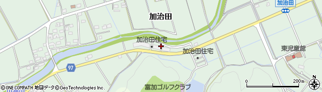 加治田住宅周辺の地図