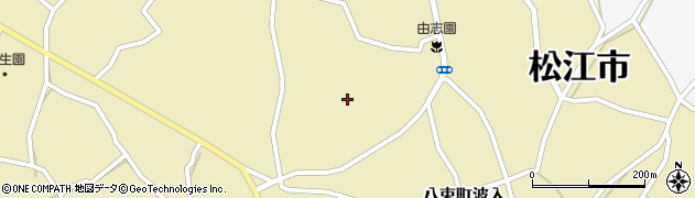 島根県松江市八束町波入1307周辺の地図