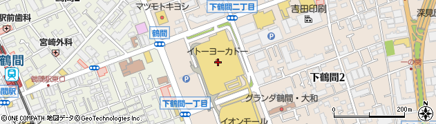 イトーヨーカドー大和鶴間店周辺の地図
