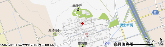滋賀県長浜市高月町唐川354周辺の地図