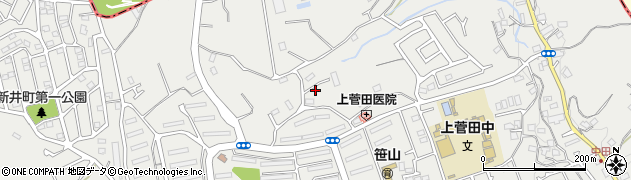 神奈川県横浜市保土ケ谷区上菅田町周辺の地図