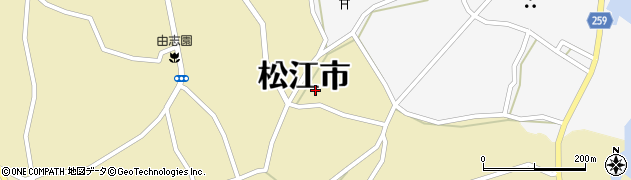 島根県松江市八束町波入1100周辺の地図
