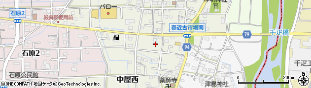 岐阜県岐阜市春近古市場周辺の地図