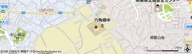 神奈川県横浜市神奈川区六角橋5丁目33-1周辺の地図