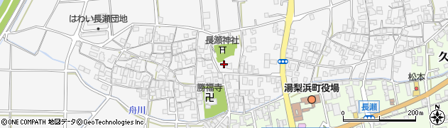 鳥取県湯梨浜町（東伯郡）はわい長瀬周辺の地図