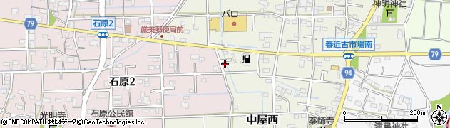 岐阜県岐阜市中屋西8周辺の地図