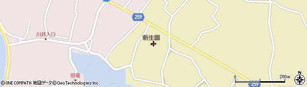 島根県松江市八束町波入43周辺の地図