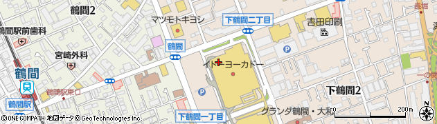 でびっと イトーヨーカ堂大和鶴間店周辺の地図
